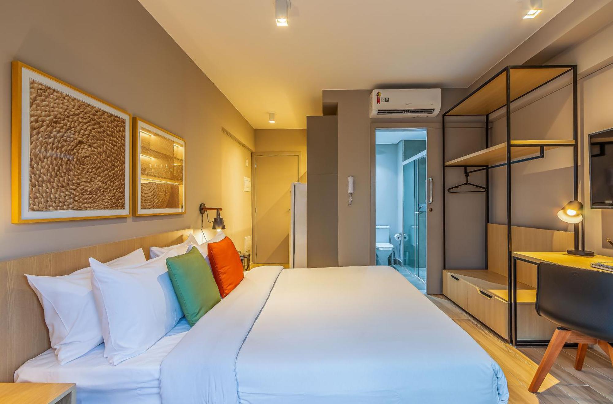 Apartamentos Proximos Ao Masp E A Metros Da Estacao Consolacao E Avenida Paulista - Next Haddock São Paulo Pokój zdjęcie